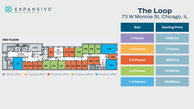 73 W Monroe St, Chicago, IL for rent Floor Plan- Image 1 of 4