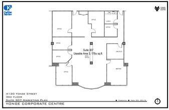 4120 Yonge St, Toronto, ON for rent Floor Plan- Image 1 of 1