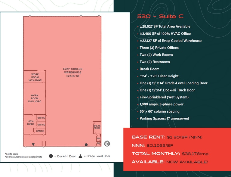 530 E Pamalyn Ave, Las Vegas, NV to rent - Floor Plan - Image 2 of 14