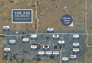 N 41st Ave & W Thomas Rd, Phoenix, AZ - aerial  map view