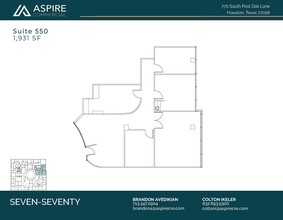 770 S Post Oak Ln, Houston, TX for rent Floor Plan- Image 1 of 4