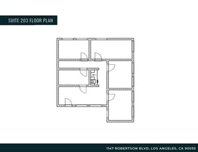 1145-1147 S Robertson Blvd, Los Angeles, CA to rent Floor Plan- Image 1 of 6