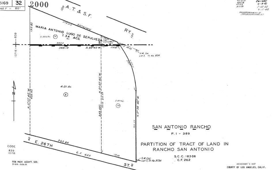 3137 E 26th St, Vernon, CA for sale - Plat Map - Image 2 of 2