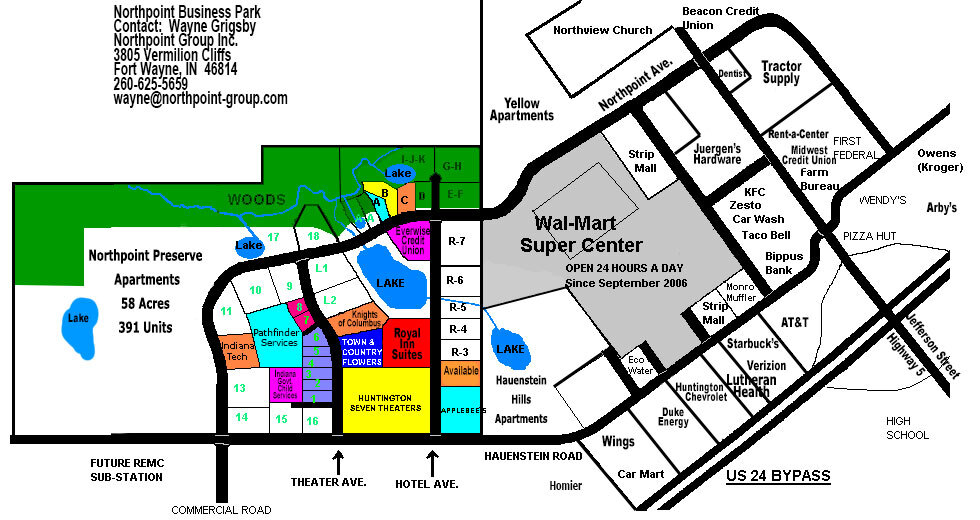 Northpoint Ave., Huntington, IN for sale - Site Plan - Image 2 of 3