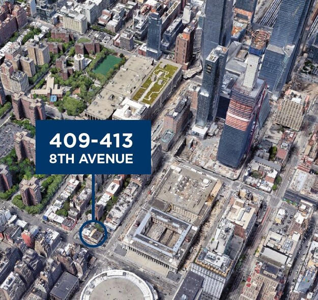 409-413 8th Avenue: Development Site portfolio of 2 properties for sale on LoopNet.co.uk - Aerial - Image 2 of 3