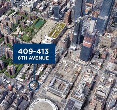 409 8th Ave, New York, NY - aerial  map view