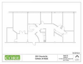 8031 Ortonville Rd, Clarkston, MI for rent Floor Plan- Image 1 of 1