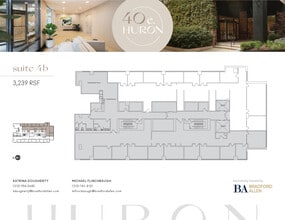 40 E Huron St, Chicago, IL to rent Floor Plan- Image 2 of 6
