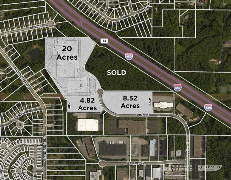 Dutton Dr, Twinsburg 44087 Dutton Land 4.82 Acres