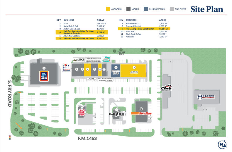 5810 FM 1463 Rd, Katy, TX for rent - Site Plan - Image 2 of 3