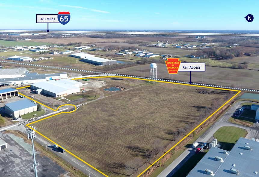 800 Industrial Dr, Franklin, IN for rent - Aerial - Image 2 of 5