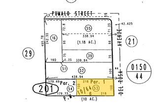 2342 Del Rosa Ave, San Bernardino, CA for sale Plat Map- Image 1 of 1