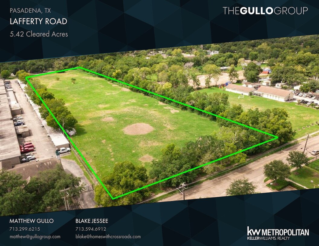 0 Lafferty Rd, Pasadena, TX for sale Aerial- Image 1 of 1