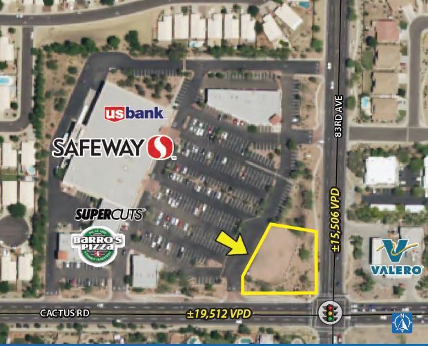 83rd Ave & Cactus Rd, Peoria, AZ for sale - Aerial - Image 1 of 1