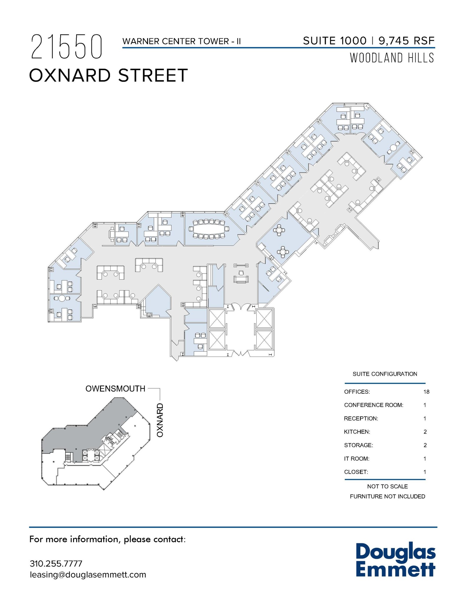 21550 Oxnard St, Woodland Hills, CA for rent Floor Plan- Image 1 of 1