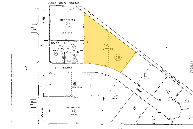 11561 Salinaz Ave, Garden Grove, CA for rent - Plat Map - Image 2 of 4