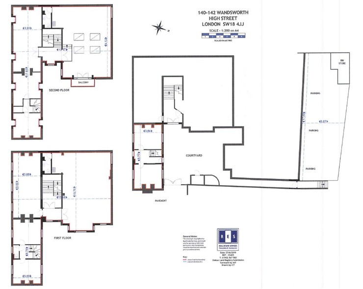 140-142 Wandsworth High St, London for rent - Floor Plan - Image 2 of 2