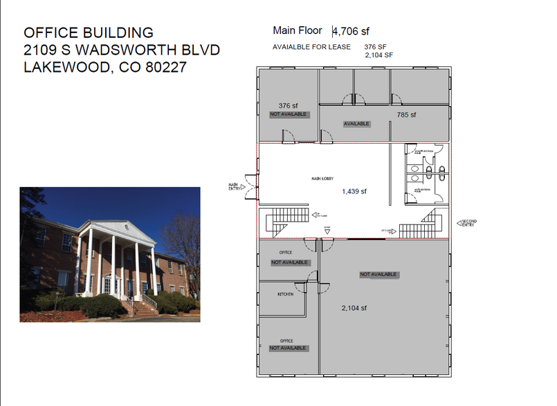 2109 S Wadsworth Blvd, Lakewood, CO for rent - Floor Plan - Image 2 of 6