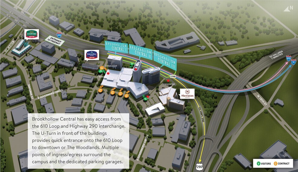 2950 N Loop Fwy W, Houston, TX to rent - Site Plan - Image 2 of 20