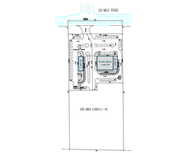 36560 26 Mile Rd, New Baltimore, MI for rent Site Plan- Image 1 of 3