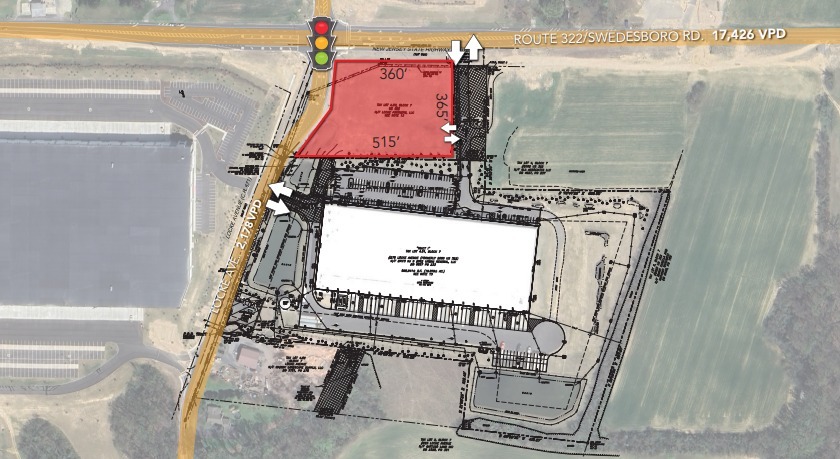 2062 US Route 322, Woolwich, NJ for sale - Site Plan - Image 2 of 3