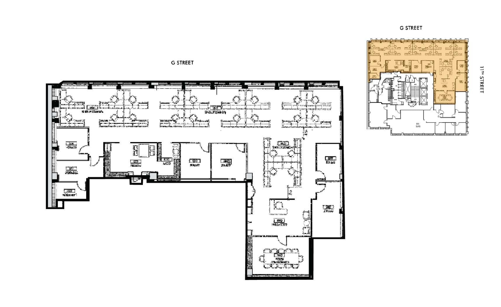 1100 G St NW, Washington, DC to rent Floor Plan- Image 1 of 1