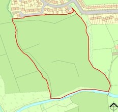 Land at Low Whin Close, Keighley, WYK - aerial  map view