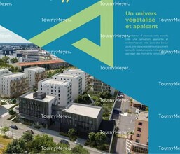 Nantes - Aerial map view