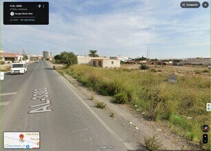 Boque Bulevar San, El Ejido, ALM - Aerial map view