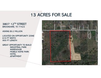 More details for 3807 12th St, Brookshire, TX - Land for Sale