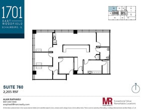 1701 E Woodfield Rd, Schaumburg, IL to rent Floor Plan- Image 1 of 11
