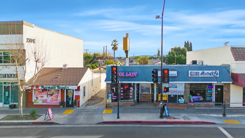 216-222 E Valley Blvd, San Gabriel, CA for sale - Building Photo - Image 2 of 8