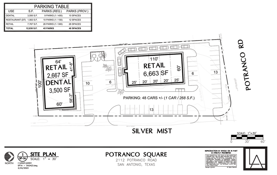 2112 Potranco Rd, San Antonio, TX for rent - Site Plan - Image 3 of 8