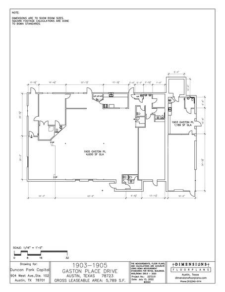 1903 Gaston Place portfolio of 2 properties for sale on LoopNet.co.uk - Site Plan - Image 3 of 3