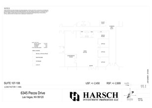 6345 S Pecos Rd, Las Vegas, NV for rent Site Plan- Image 1 of 1