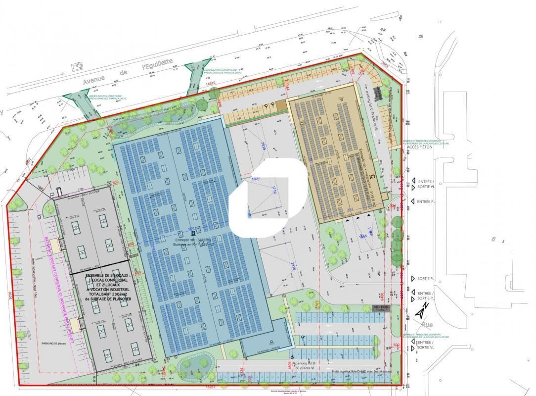 Industrial in SAINT-OUEN-L'AUMONE to rent Site Plan- Image 1 of 6
