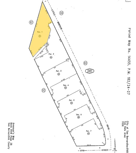 2700 Little Mountain Dr, San Bernardino, CA for rent - Plat Map - Image 3 of 14