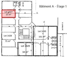 Office in Lisses to rent Floor Plan- Image 2 of 2