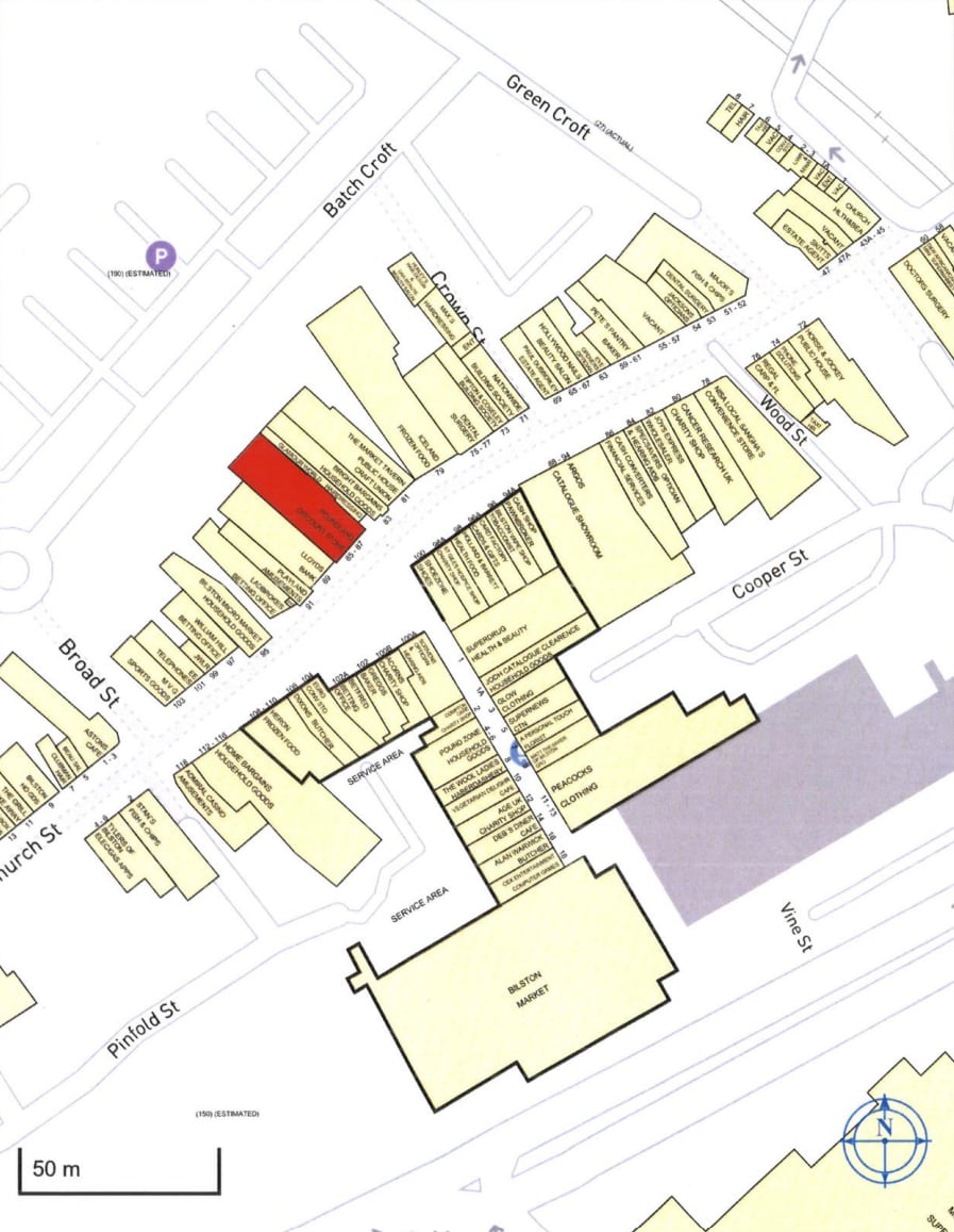 85-87 Church St, Bilston to rent Map- Image 1 of 2