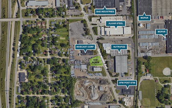 25671 Sherwood Ave, Warren, MI - AERIAL  map view