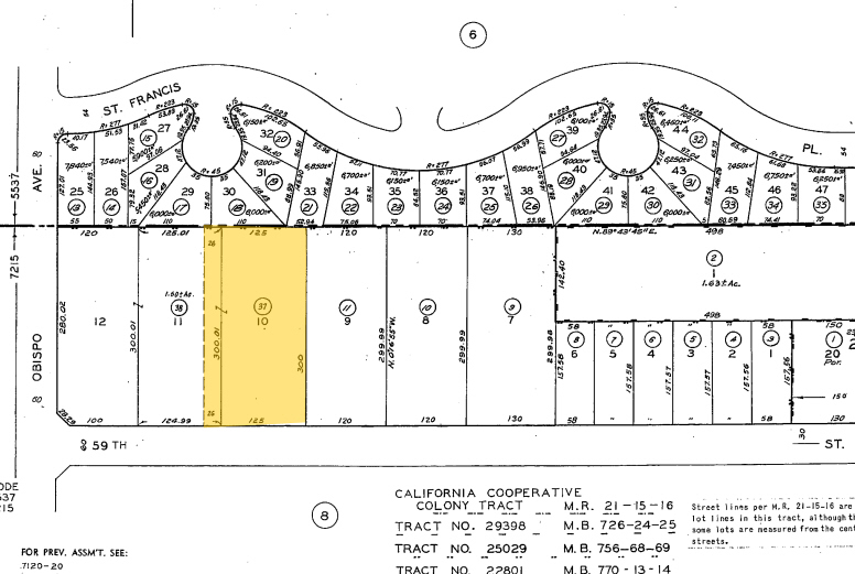 3245 E 59th St, Long Beach, CA for rent - Plat Map - Image 2 of 2