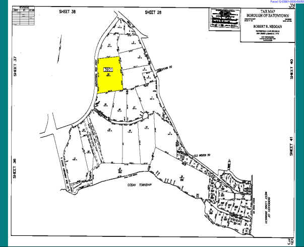 38 Industrial Way E, Eatontown, NJ for rent - Plat Map - Image 2 of 3