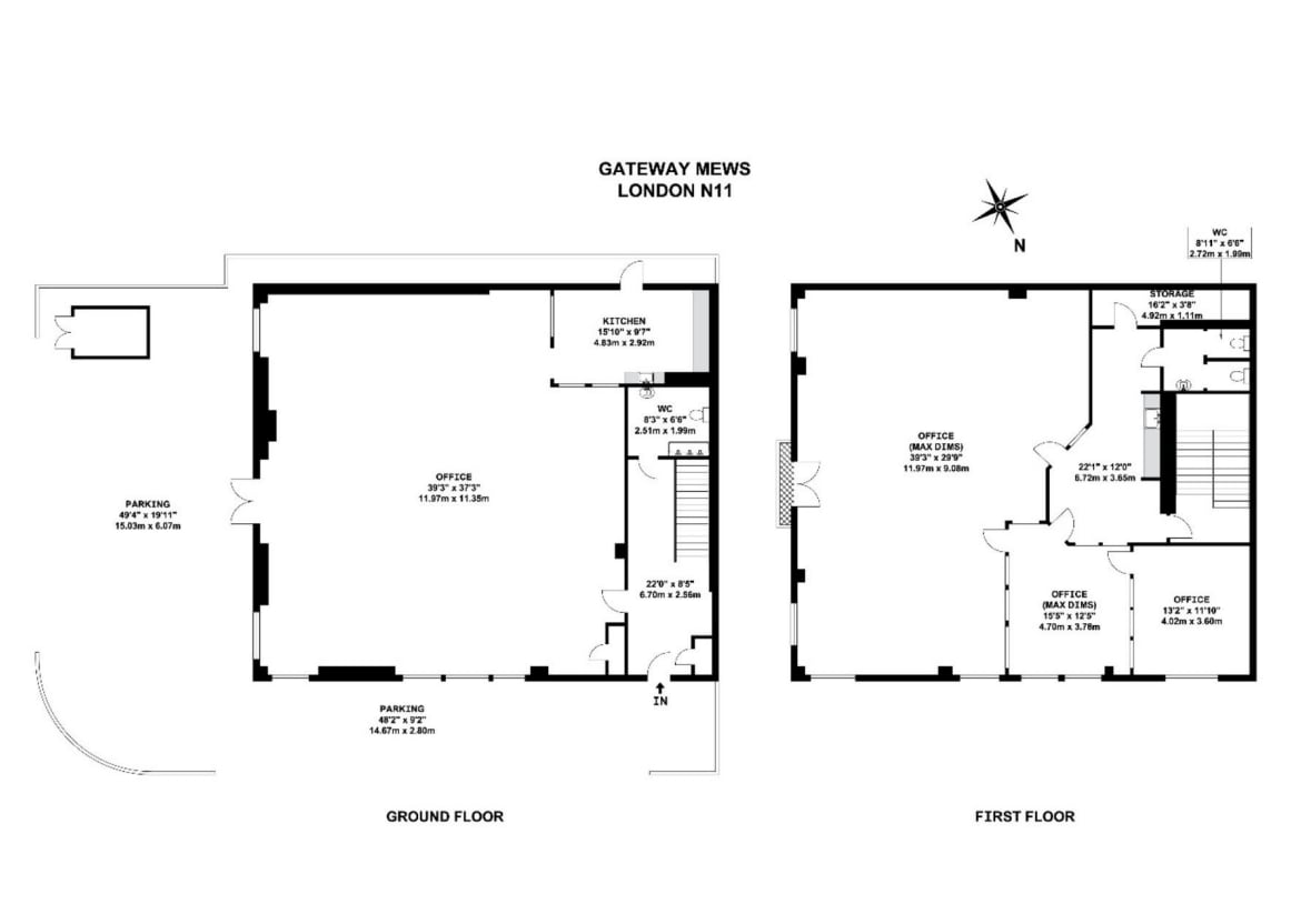 Gateway Mews, London, LND N11 2UT - Unit 11 -  - Floor Plan - Image 1 of 3