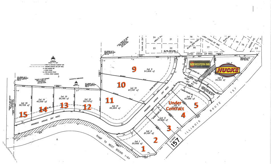 NW I-64 And IL Route 157 Interchange, Caseyville, IL for rent - Site Plan - Image 3 of 4