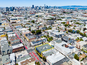 2401 Mission St, San Francisco, CA - aerial  map view