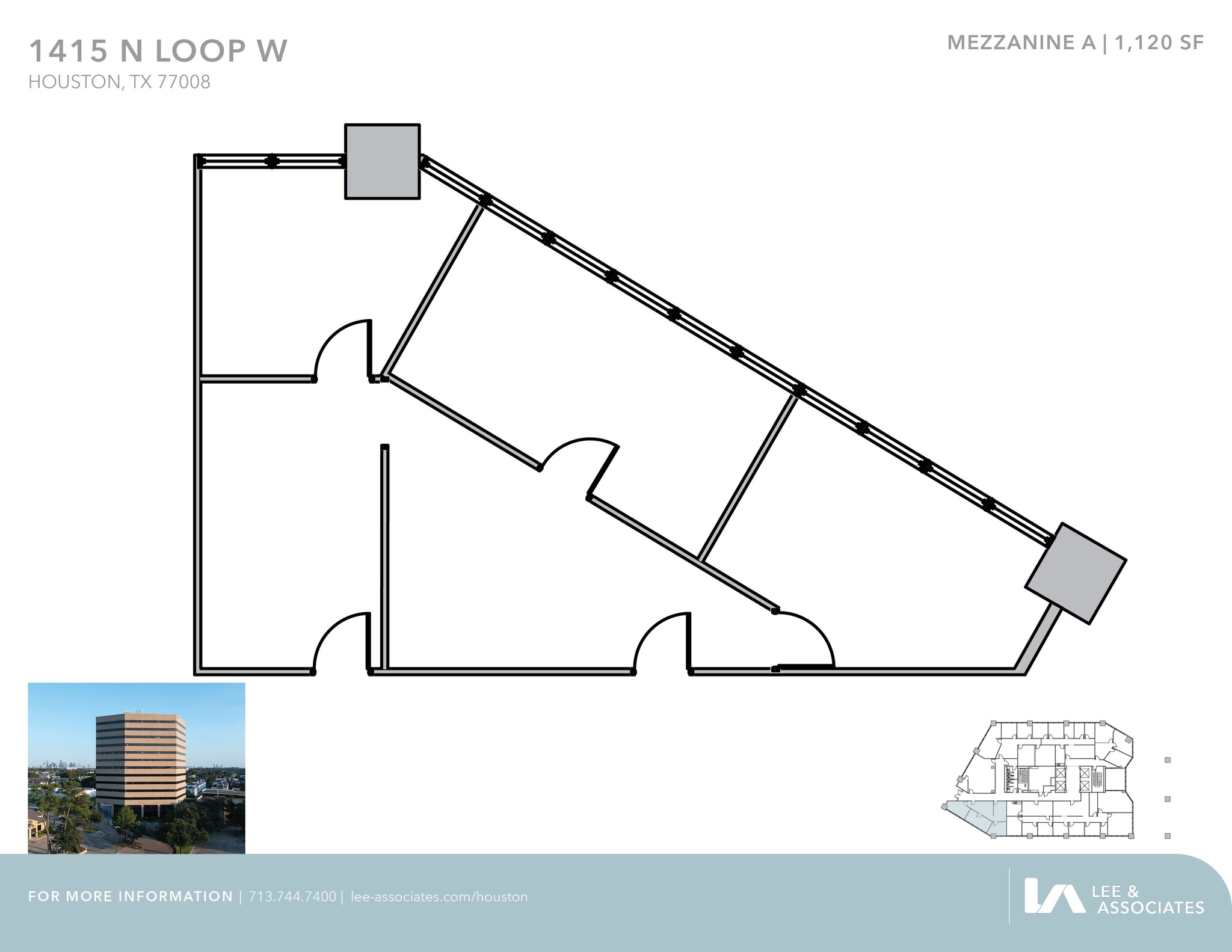 1415 North Loop W, Houston, TX to rent Floor Plan- Image 1 of 1