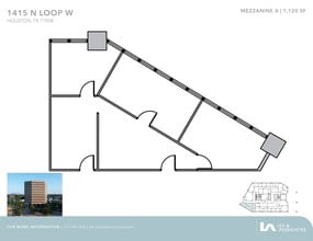 1415 North Loop W, Houston, TX to rent Floor Plan- Image 1 of 1