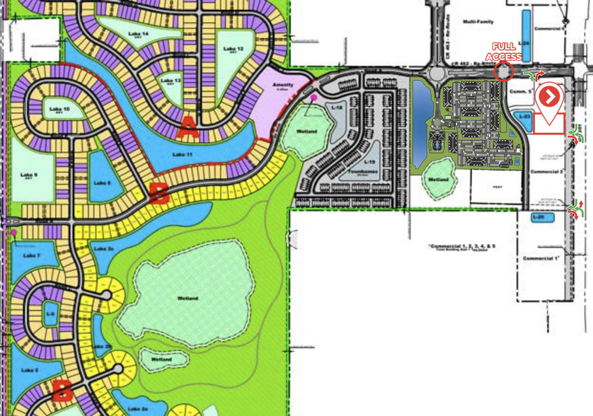 Twisted Oaks & CR 462, Wildwood, FL for rent - Site Plan - Image 2 of 4