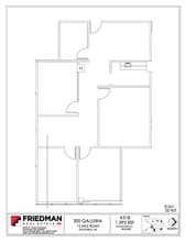 300 Galleria Officentre, Southfield, MI to rent Floor Plan- Image 1 of 2