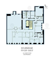 25 Flatbush Ave, Brooklyn, NY for rent Floor Plan- Image 1 of 1